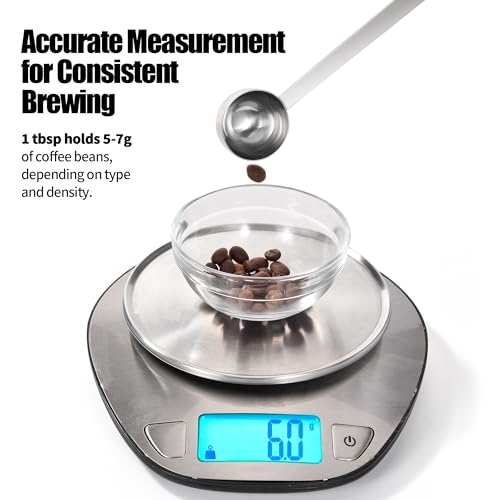 Doosu 8.3in Long Handle Coffee Scoop - 1 Tbsp Measurement