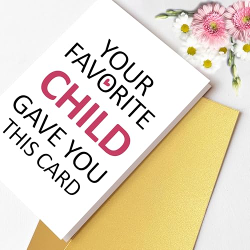 Funny Birthday Card for Mom - Humorous Gift from Daughter or Son
