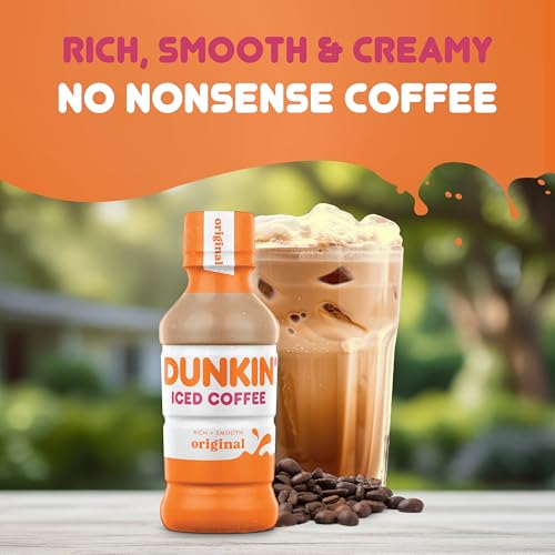 Dunkin' Donuts Original Iced Coffee, 13.7 fl oz - Refreshing Boost