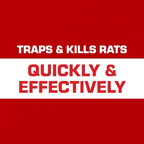Tomcat Secure-Kill Rat Trap, Powerful Single-Touch Disposable Trap - 1 Pack