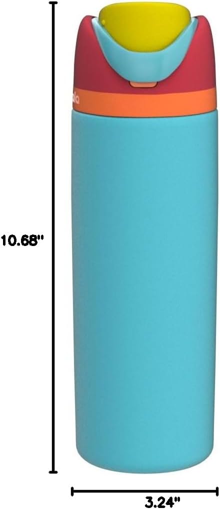 Owala FreeSip Insulated Stainless Steel Water Bottle - BPA-Free, 24 Oz, Perfect for Travel | Summer Sweetness