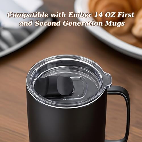 Magnetic Slider Replacement Lid for Ember 14 oz Mug - Splash-Proof Design