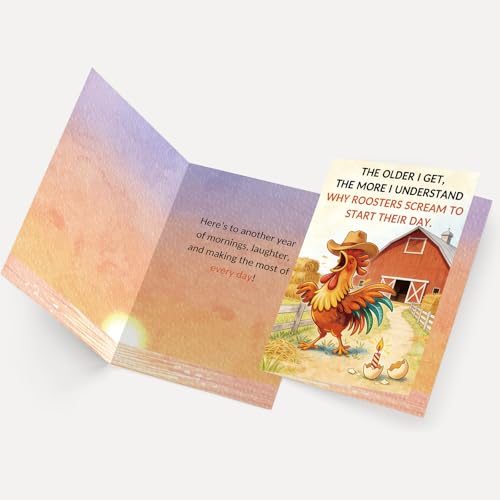 Funny Birthday Card for Men & Women - Humorous Age Milestone Gift