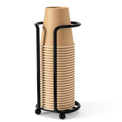Multi-Functional Bathroom Cup Dispenser for 6-12oz Cups