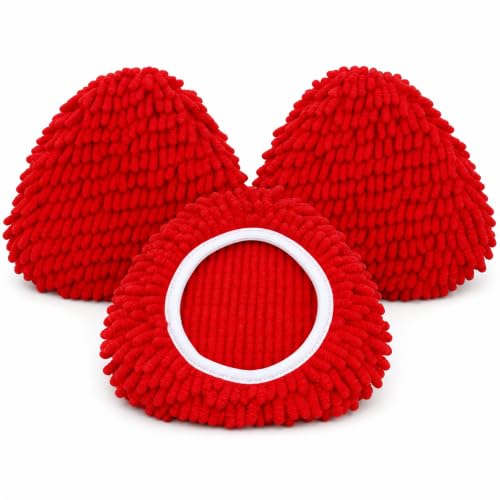 O-Cedar EasyWring Mop Replacement Heads - 3 Pack Chenille Microfiber