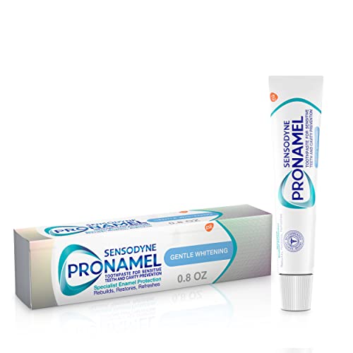 Sensodyne Pronamel Toothpaste & GuruNanda Travel Toothbrush Cover Bundle