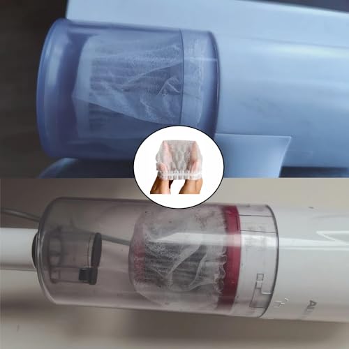 100 Pack Disposable Non-Woven Vacuum Filter Covers for Handheld Cleaners