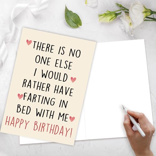 Soupklop SK-0008 Funny Birthday Card for Husband, Wife, Boyfriend, Girlfriend