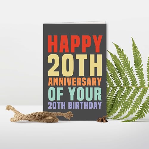 Witty 40th Birthday Card for Men & Women - Unique Gift Idea