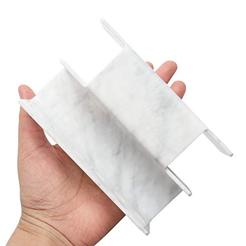 Marble Acrylic Tweezers Holder for Eyelash Extensions - 6 Holes