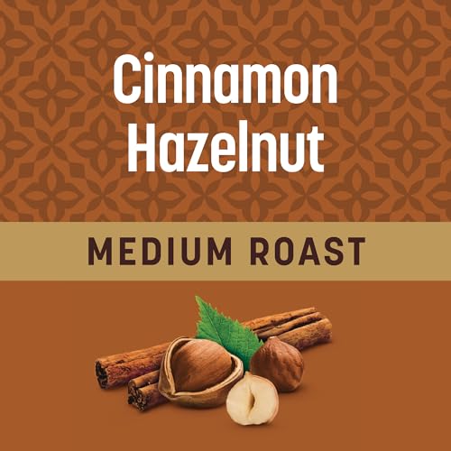 Don Francisco's Cinnamon Hazelnut Ground Coffee, 10 oz (Pack of 2) - Medium Roast 100% Arabica