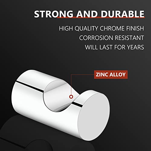 Chrome Robe Hook - High-End Replacement for Moen Align Bathroom & Kitchen