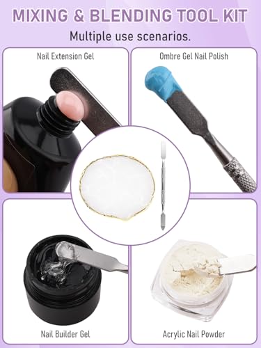 YOOVR Nail Sponge and Palette Kit for Ombre and Gradient Art