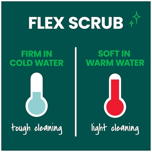 Scotch-Brite Flex Scrub Non-Scratch Kitchen Sponge - 1 Pack