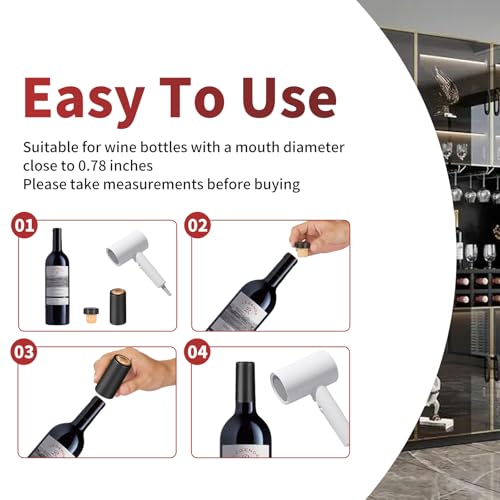 60pc Wine Bottle Sealer Kit: 30 Cork Stoppers and 30 Heat Shrink Capsules
