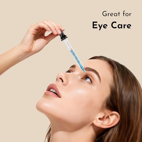 PrettyCare Glass Eye Dropper - 1ml Measured Medicine Droppers (4 Pcs)