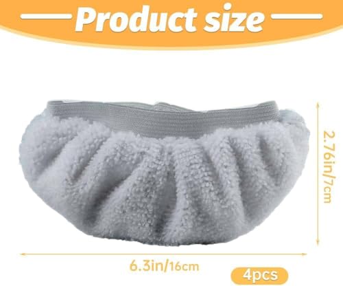 Universal Reusable Microfiber Steam Cleaner Pads & Attachments for Handheld & Steam Mops