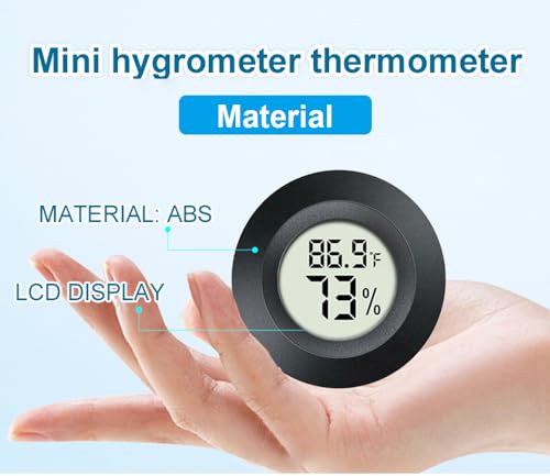 JEDEW Digital Hygrometer Thermometer, 2-Pack Indoor Humidity Monitor