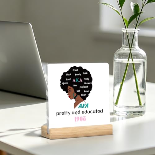 Acrylic Desk Decor Plaque Inspirational Sister Friend Gift 4x4