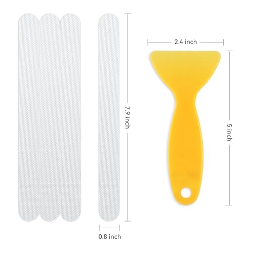AGPTEK 36PCS Non-Slip Shower Stickers for Bathtubs & Pools, Clear Anti-Slip Tape