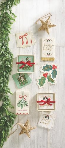 Christmas Guest Napkins Pack of 20 - Happy Holidays Design
