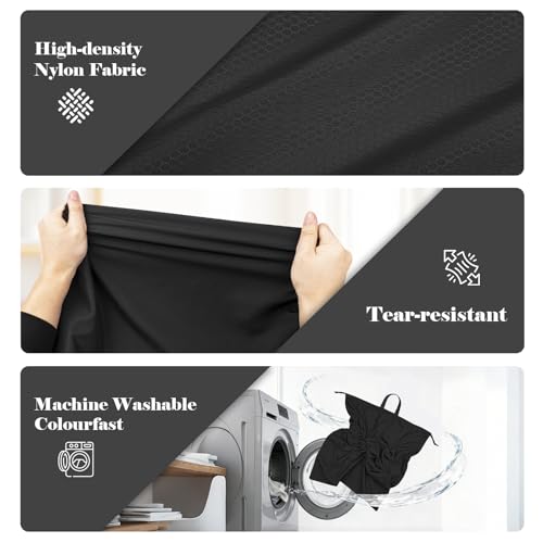120L Extra Large Laundry Bag with Handles - Heavy-Duty Nylon
