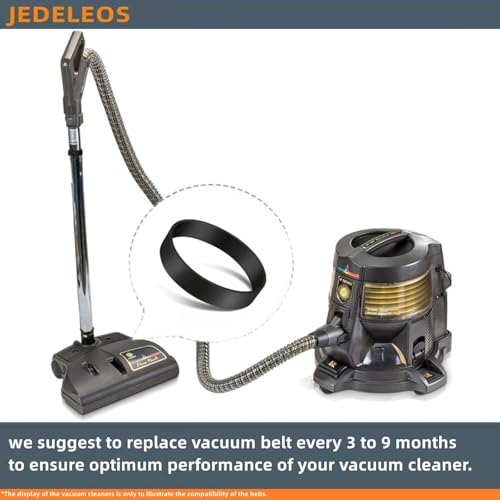 JEDELEOS Replacement Vacuum Cleaner Belts for Rainbow E/SE Series (Pack of 2)