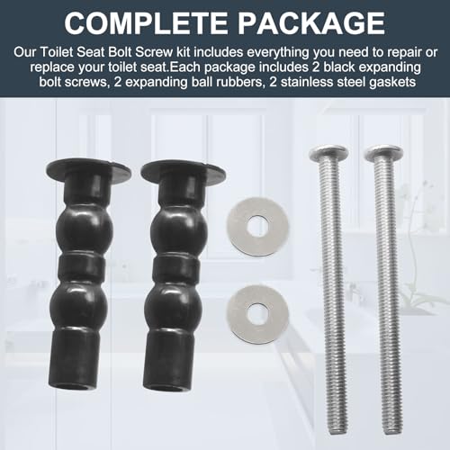 Toilet Seat Replacement Hardware Kit for TOTO THU651N, 2-Pack