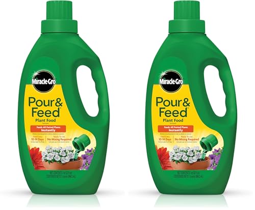 Miracle-Gro Liquid Plant Food 32 oz - Ready to Use, Pack of 2