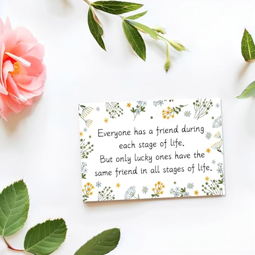 Romantic Friendship Birthday Card for Best Friend & Sister