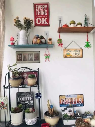 Welcome Snowman Wooden Wall Art Sign - 8x12 Inch Rustic Decor