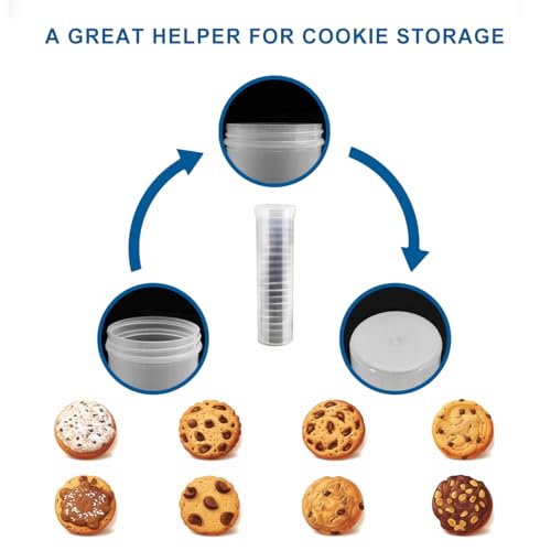 Solala 2-Piece Round Cookie Storage Container for Pantry Organization
