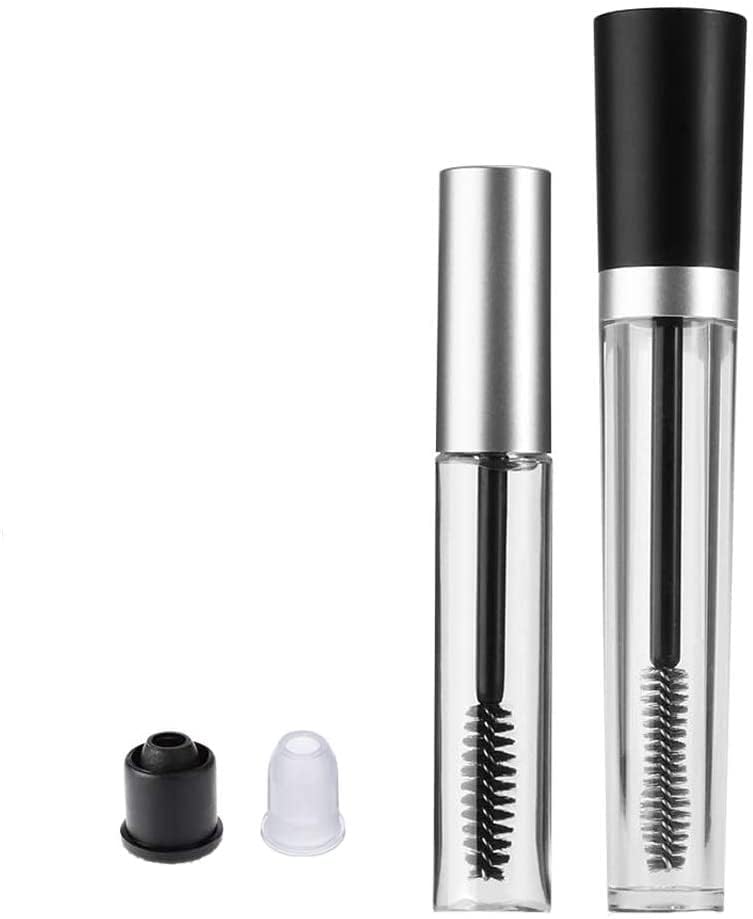 VIPERMARK Empty Mascara Tube Set with Wand & Funnels for Castor Oil