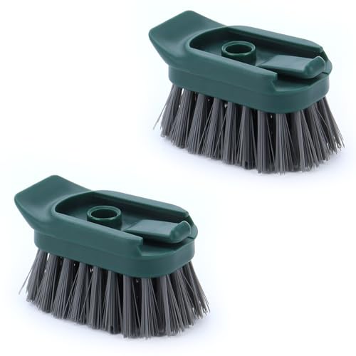 DAPOWER Replaceable Nylon Bristle Dish Brush Heads - 2 Pack