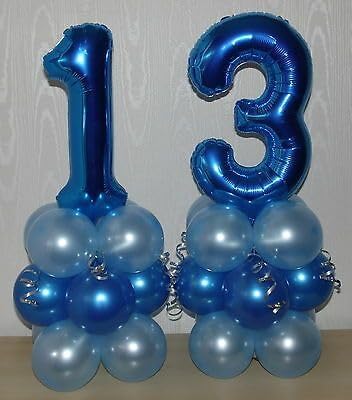 Number 15 Balloon by [Brand Name] - 40-Inch Navy Blue Birthday Decoration for 15th Celebration