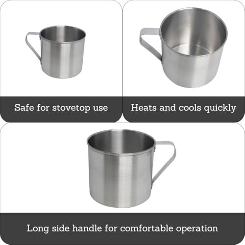 IMUSA Aluminum Camping Mug - 0.7 Quart Stovetop Safe