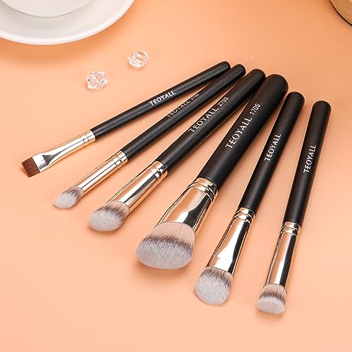 TEOYALL Under Eye Concealer Brush - Cat Paw Angled Makeup Brush