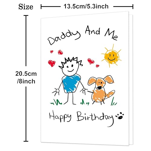 IDU Dog Dad Birthday Card ZN385 | Heartwarming Pet-Themed Design