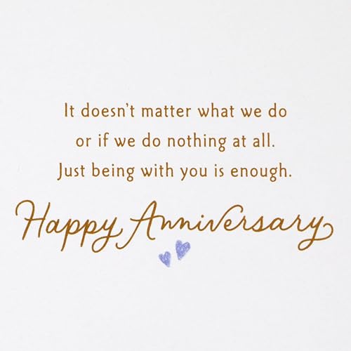 Hallmark Anniversary Card - Next to You Is My Happy Place