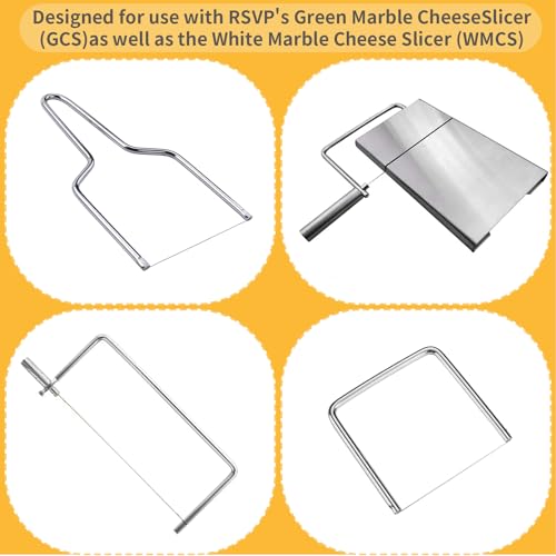 Mozeat Lens 10-Pack Stainless Steel Cheese Slicer Wires - 5.7 Inches