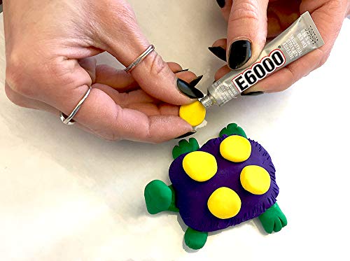 E6000 Craft Adhesive Mini Tubes (4 Pack) - Strong, Versatile Glue for Crafts & Jewelry