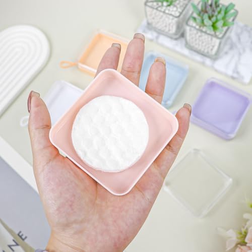 Etenpo 6-Pack Cotton Pad Holder & Hair Accessories Storage Box