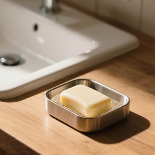 8 Pack Soap Pads for Bar Soap - Non-Slip Soap Holder & Saver