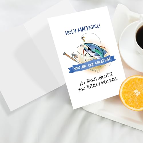Funny Fishing Father's Day Card - Unique Gift for Dad