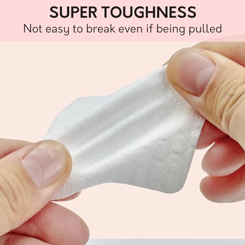 Bcowos Lint Free Nail Wipes 540pcs - Super Absorbent Polish Remover Pads