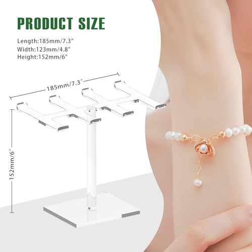 1 Tier Acrylic Bracelet Holder Stand - Organize Your Jewelry