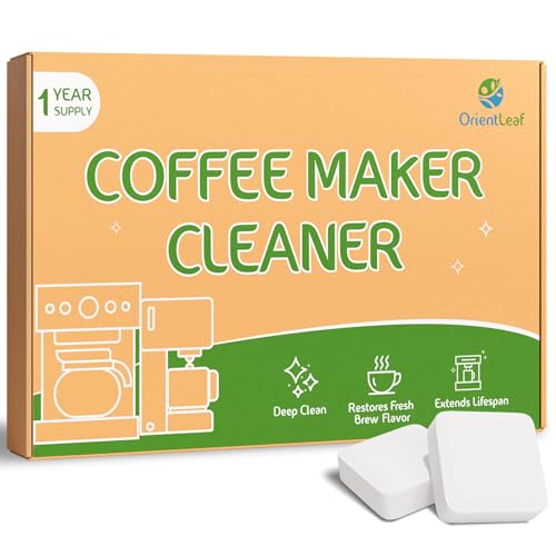 ORIENTLEAF Coffee Maker Cleaner Tablets - 12 Pack for All Brands