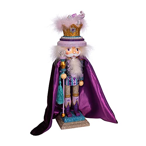 18-Inch Hollywood Turtle Doves Nutcracker - Festive Holiday Decor