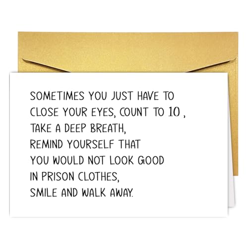 Funny Encouragement Card for Friends & Family - Hilarious Gift
