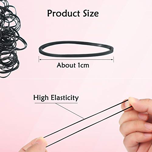 WILLBOND Hair Beader Tool Set with 1000 Rubber Bands for Braids and Ponytails